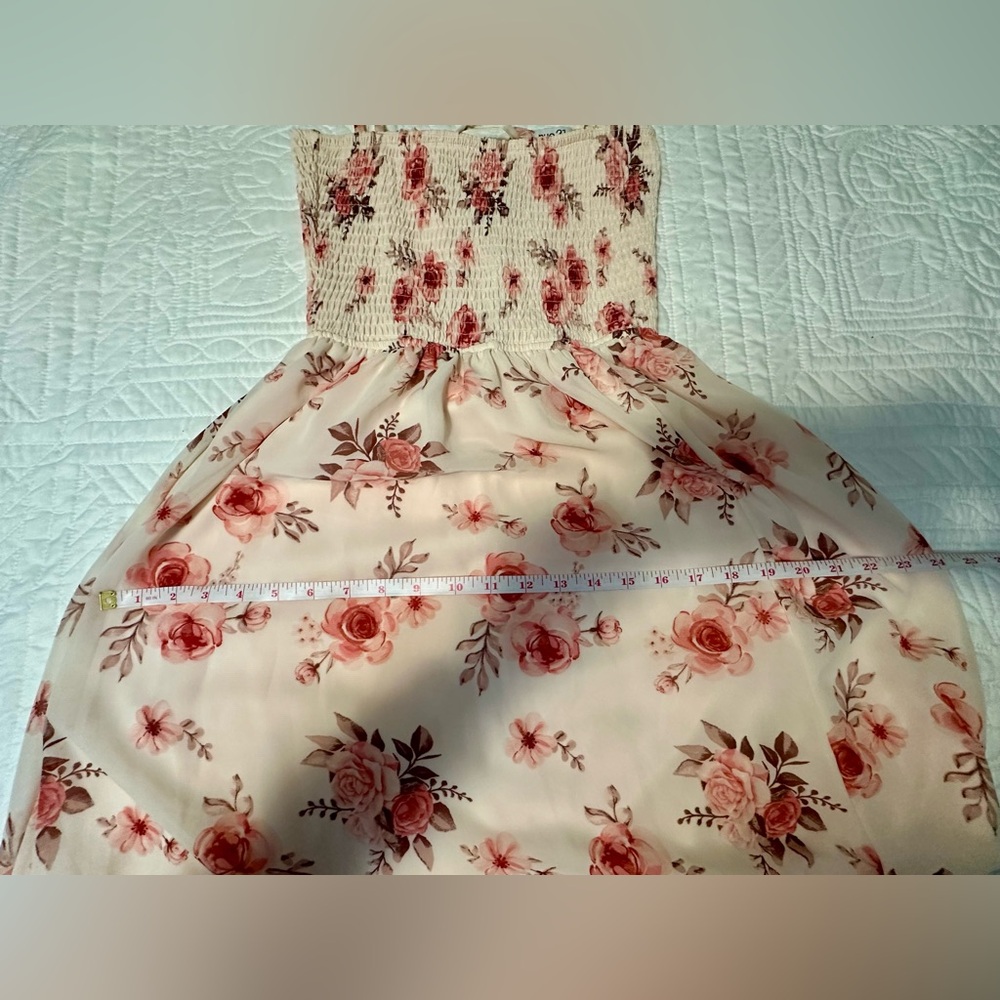 Rue21 Floral Maxi Dress with Roses - Picture 5 of 11